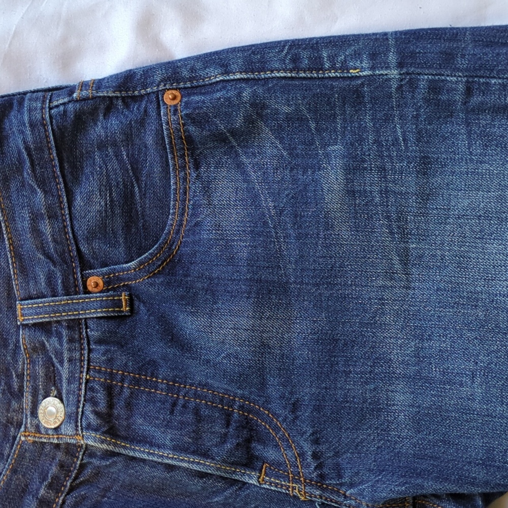 Levi 501s 100% cotton jeans, W 25 L 32 - Picture 5 of 9